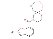 4-[(2-methyl-1-benzofuran-7-yl)carbonyl]-1,8-dioxa-4,11-diazaspiro[5.6]dodecane