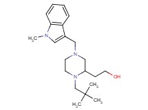 2-{1-(2,2-dimethylpropyl)-4-[(1-methyl-1H-indol-3-yl)methyl]-2-piperazinyl}ethanol