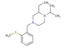 2-ethyl-1-isopropyl-4-[2-(methylthio)benzyl]piperazine