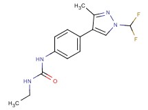 N-{4-[1-(difluoromethyl)-3-methyl-1H-pyrazol-4-yl]phenyl}-N'-ethylurea