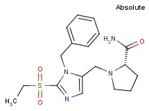 1-{[1-benzyl-2-(ethylsulfonyl)-1H-imidazol-5-yl]methyl}-L-prolinamide