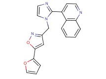 4-(1-{[5-(2-furyl)isoxazol-3-yl]methyl}-1H-imidazol-2-yl)quinoline
