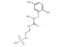 2-(2,5-dimethylphenoxy)-N-{2-[(methylsulfonyl)amino]ethyl}propanamide