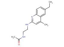 N-{2-[(6-ethyl-4-methylquinolin-2-yl)amino]ethyl}acetamide