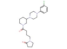 1-(4-{3-[4-(3-chlorophenyl)-1-piperazinyl]-1-piperidinyl}-4-oxobutyl)-2-pyrrolidinone