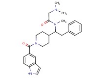 N~1~-{1-[1-(1H-indol-5-ylcarbonyl)-4-piperidinyl]-2-phenylethyl}-N~1~,N~2~,N~2~-trimethylglycinamide