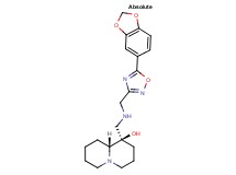 (1R,9aR)-1-[({[5-(1,3-benzodioxol-5-yl)-1,2,4-oxadiazol-3-yl]methyl}amino)methyl]octahydro-2H-quinolizin-1-ol