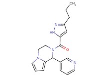 2-[(3-propyl-1H-pyrazol-5-yl)carbonyl]-1-(3-pyridinyl)-1,2,3,4-tetrahydropyrrolo[1,2-a]pyrazine