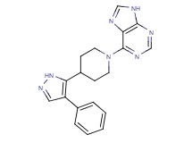 6-[4-(4-phenyl-1H-pyrazol-5-yl)piperidin-1-yl]-9H-purine