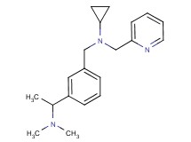 N-{3-[1-(dimethylamino)ethyl]benzyl}-N-(pyridin-2-ylmethyl)cyclopropanamine