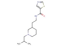 N-[2-(1-isobutylpiperidin-3-yl)ethyl]-1,3-thiazole-5-carboxamide