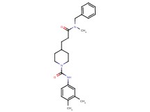4-{3-[benzyl(methyl)amino]-3-oxopropyl}-N-(3,4-dimethylphenyl)-1-piperidinecarboxamide