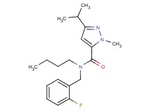 N-butyl-N-(2-fluorobenzyl)-3-isopropyl-1-methyl-1H-pyrazole-5-carboxamide