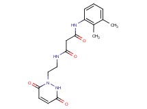 N-(2,3-dimethylphenyl)-N'-[2-(3,6-dioxo-3,6-dihydropyridazin-1(2H)-yl)ethyl]malonamide