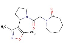 1-{2-[2-(3,5-dimethylisoxazol-4-yl)pyrrolidin-1-yl]-2-oxoethyl}azepan-2-one