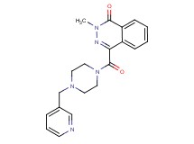 2-methyl-4-{[4-(3-pyridinylmethyl)-1-piperazinyl]carbonyl}-1(2H)-phthalazinone bis(trifluoroacetate)