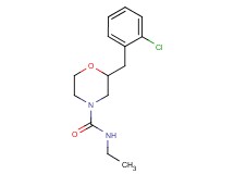 2-(2-chlorobenzyl)-N-ethyl-4-morpholinecarboxamide