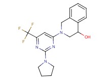 2-[2-pyrrolidin-1-yl-6-(trifluoromethyl)pyrimidin-4-yl]-1,2,3,4-tetrahydroisoquinolin-4-ol