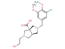(3aS*,6aS*)-2-(3-chloro-4,5-dimethoxybenzyl)-5-(2-hydroxyethyl)hexahydropyrrolo[3,4-c]pyrrole-3a(1H)-carboxylic acid