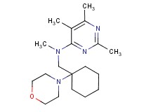 N,2,5,6-tetramethyl-N-[(1-morpholin-4-ylcyclohexyl)methyl]pyrimidin-4-amine