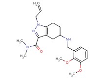 1-allyl-5-[(2,3-dimethoxybenzyl)amino]-N,N-dimethyl-4,5,6,7-tetrahydro-1H-indazole-3-carboxamide