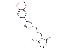 1-{3-[4-(2,3-dihydro-1,4-benzodioxin-6-yl)-1H-1,2,3-triazol-1-yl]propyl}-6-methylpyridin-2(1H)-one