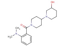 1'-[2-(dimethylamino)benzoyl]-1,4'-bipiperidin-3-ol