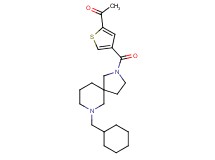 1-(4-{[7-(cyclohexylmethyl)-2,7-diazaspiro[4.5]dec-2-yl]carbonyl}-2-thienyl)ethanone