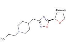 1-propyl-4-({5-[(2R)-tetrahydrofuran-2-yl]-1,2,4-oxadiazol-3-yl}methyl)piperidine