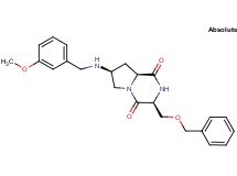 (3S,7S,8aS)-3-[(benzyloxy)methyl]-7-[(3-methoxybenzyl)amino]hexahydropyrrolo[1,2-a]pyrazine-1,4-dione