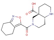 rac-(4aS,8aR)-6-(4,5,6,7-tetrahydro-2,1-benzisoxazol-3-ylcarbonyl)octahydro-1,6-naphthyridine-4a(2H)-carboxylic acid