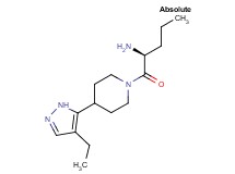 ((1S)-1-{[4-(4-ethyl-1H-pyrazol-5-yl)piperidin-1-yl]carbonyl}butyl)amine