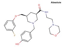 (3R,5S)-5-[(3-fluorophenoxy)methyl]-1-(4-hydroxybenzyl)-N-[2-(4-morpholinyl)ethyl]-3-piperidinecarboxamide