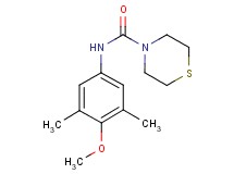 N-(4-methoxy-3,5-dimethylphenyl)thiomorpholine-4-carboxamide