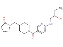 1-{[1-({6-[(2-hydroxybutyl)amino]pyridin-3-yl}carbonyl)piperidin-4-yl]methyl}pyrrolidin-2-one