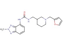 N-{[1-(2-furylmethyl)piperidin-3-yl]methyl}-N'-(2-methyl-2H-1,2,3-benzotriazol-4-yl)urea
