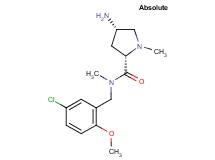 (2S,4S)-4-amino-N-(5-chloro-2-methoxybenzyl)-N,1-dimethylpyrrolidine-2-carboxamide