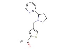 1-{4-[(2-pyridin-2-ylpyrrolidin-1-yl)methyl]-2-thienyl}ethanone