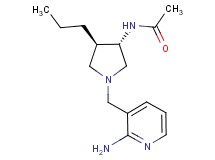N-{(3S*,4R*)-1-[(2-amino-3-pyridinyl)methyl]-4-propyl-3-pyrrolidinyl}acetamide