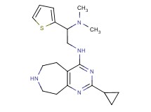 N~2~-(2-cyclopropyl-6,7,8,9-tetrahydro-5H-pyrimido[4,5-d]azepin-4-yl)-N~1~,N~1~-dimethyl-1-(2-thienyl)-1,2-ethanediamine dihydrochloride
