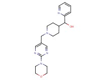{1-[(2-morpholin-4-ylpyrimidin-5-yl)methyl]piperidin-4-yl}(pyridin-2-yl)methanol