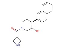 rel-(3S,4S)-1-(3-azetidinylcarbonyl)-4-(2-naphthyl)-3-piperidinol hydrochloride