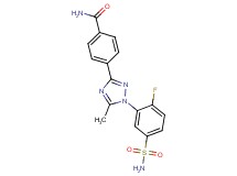 4-{1-[5-(aminosulfonyl)-2-fluorophenyl]-5-methyl-1H-1,2,4-triazol-3-yl}benzamide