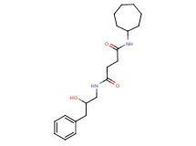 N-cycloheptyl-N'-(2-hydroxy-3-phenylpropyl)succinamide