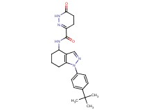 N-[1-(4-tert-butylphenyl)-4,5,6,7-tetrahydro-1H-indazol-4-yl]-6-oxo-1,4,5,6-tetrahydro-3-pyridazinecarboxamide
