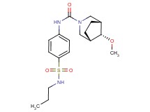 (8-syn)-8-methoxy-N-{4-[(propylamino)sulfonyl]phenyl}-3-azabicyclo[3.2.1]octane-3-carboxamide