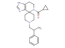 5-(cyclopropylcarbonyl)-1'-(2-phenylpropyl)-1,5,6,7-tetrahydrospiro[imidazo[4,5-c]pyridine-4,4'-piperidine]