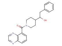 2-phenyl-1-[1-(5-quinoxalinylcarbonyl)-4-piperidinyl]ethanol