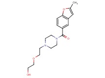 2-(2-{4-[(2-methyl-1-benzofuran-5-yl)carbonyl]piperazin-1-yl}ethoxy)ethanol
