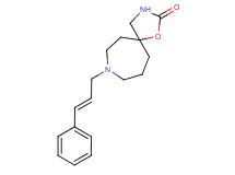 8-[(2E)-3-phenyl-2-propen-1-yl]-1-oxa-3,8-diazaspiro[4.6]undecan-2-one